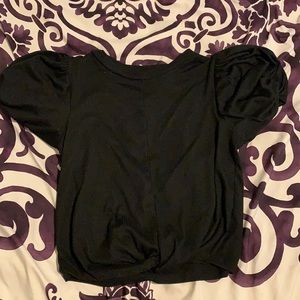 Size small black shirt.